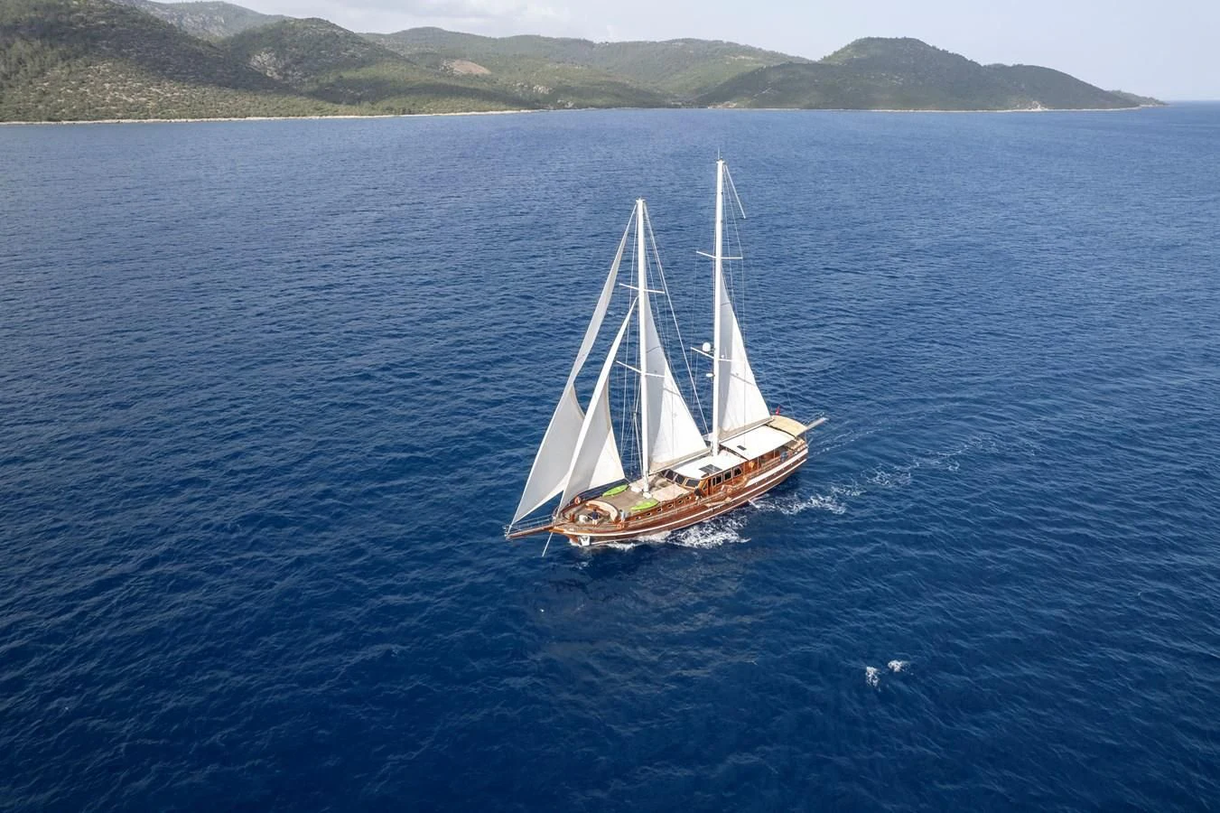 a sailboat in the water aboard L'ORIENT Yacht for Sale