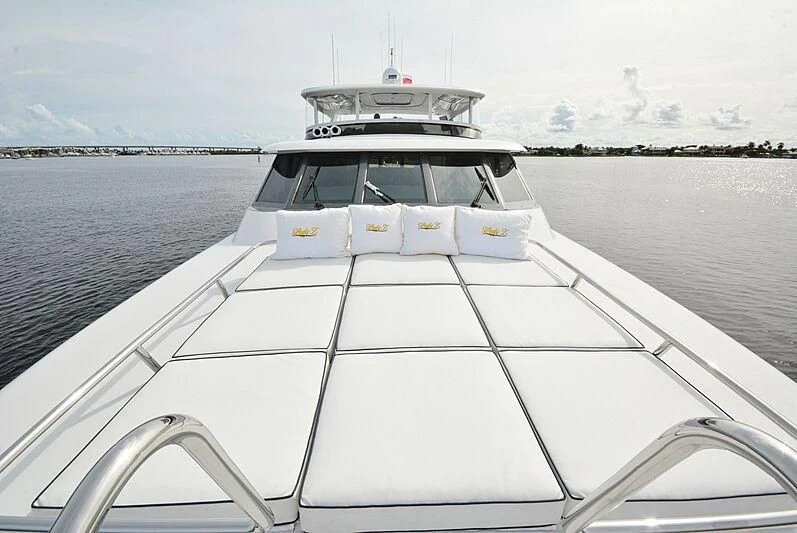 a boat on the water aboard SUPERSTAR Yacht for Charter