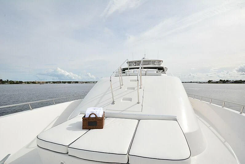 a boat on a body of water aboard SUPERSTAR Yacht for Charter
