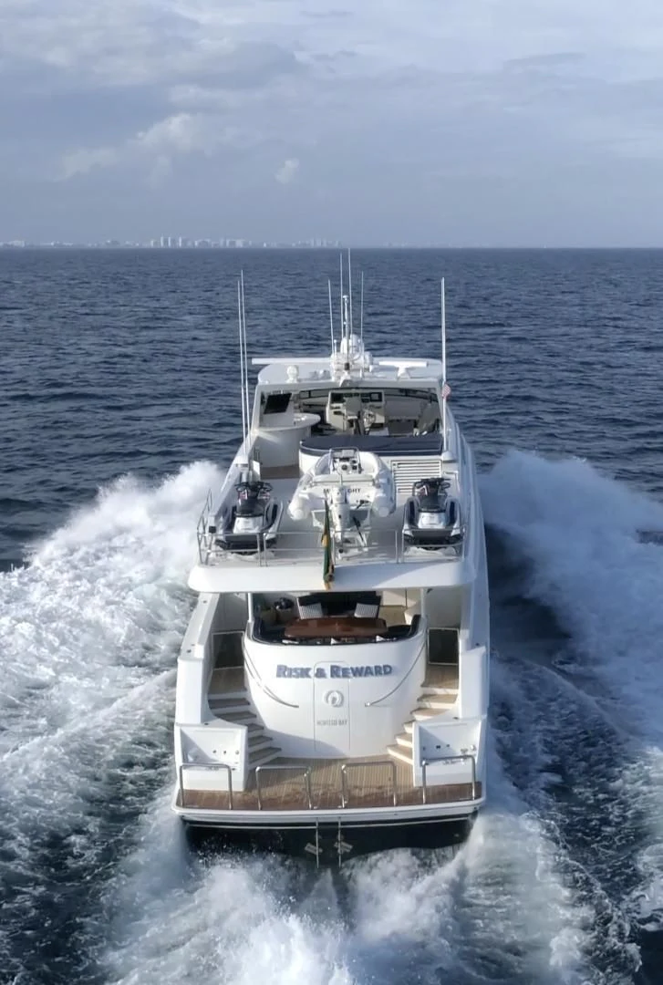 a boat on the water aboard SUPERSTAR Yacht for Charter