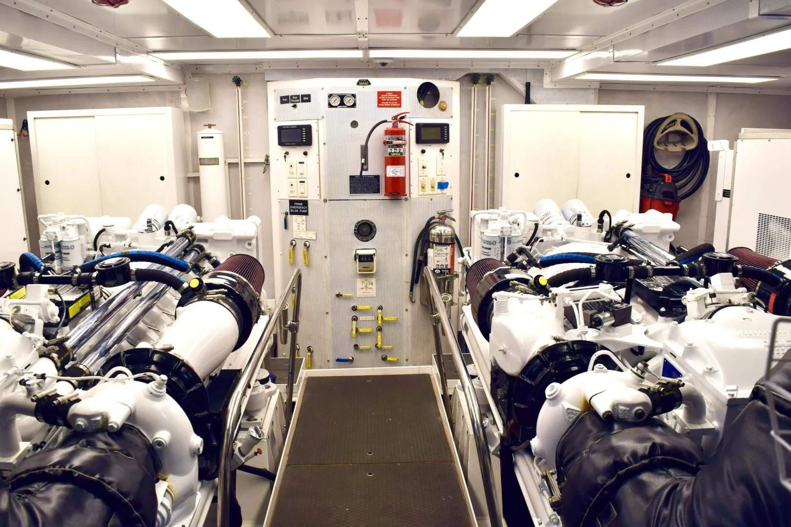 a room full of cameras aboard SUPERSTAR Yacht for Charter