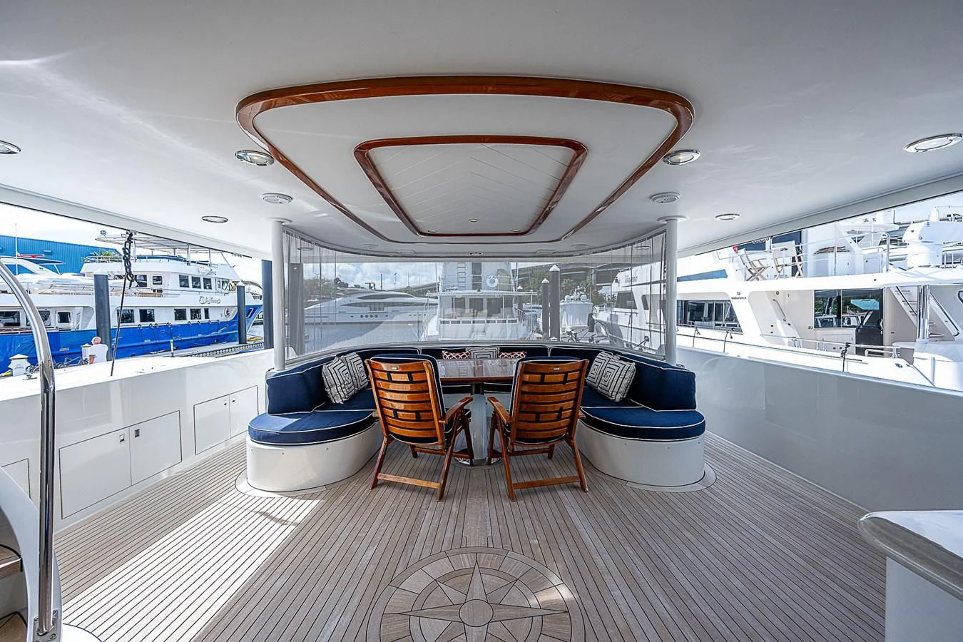 a boat on the water aboard SUPERSTAR Yacht for Charter