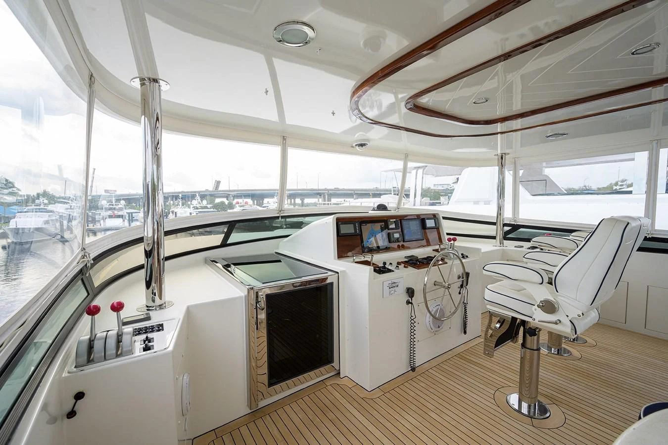 inside of a boat aboard SUPERSTAR Yacht for Charter