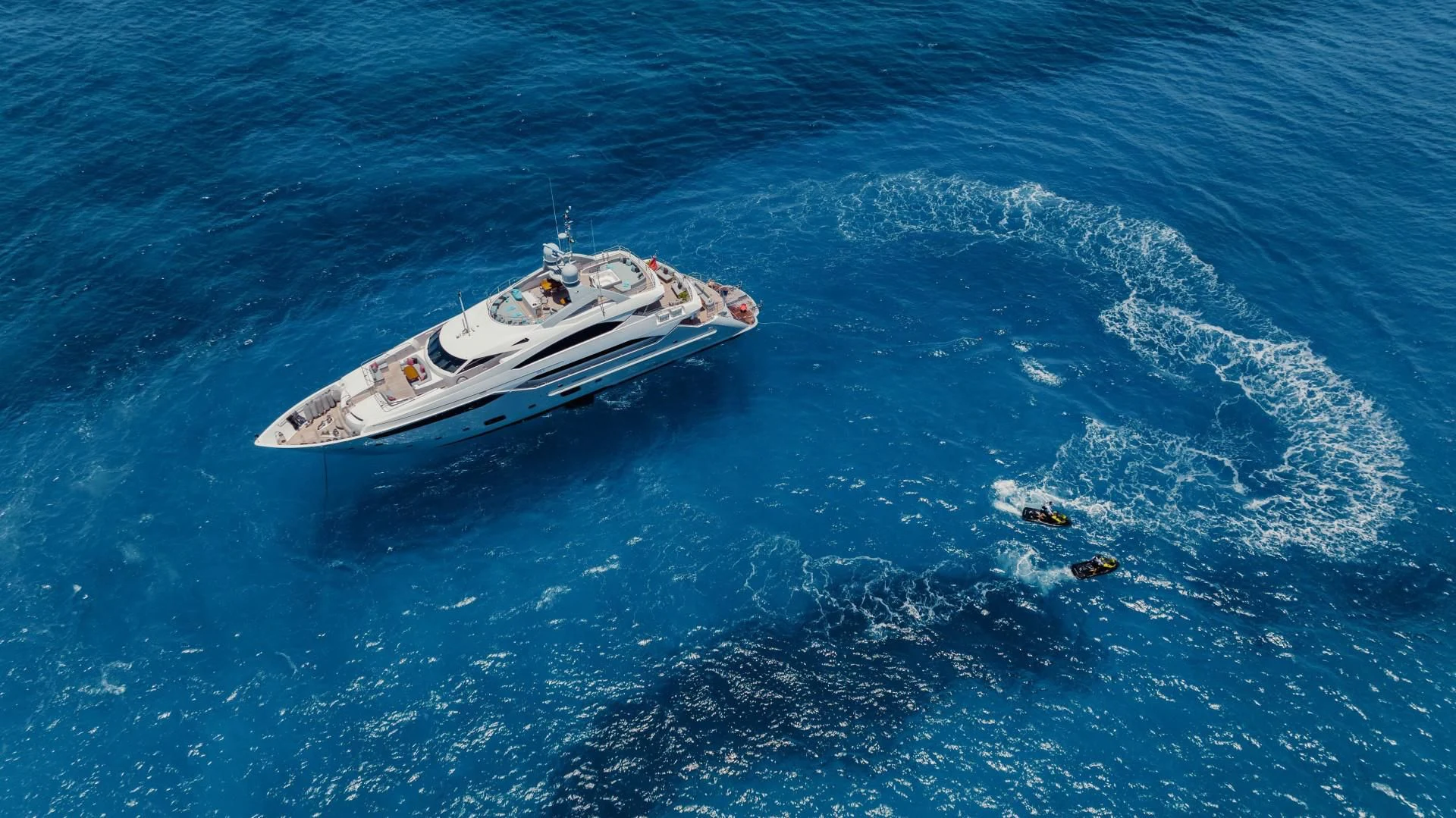 a boat in the water aboard TAYRONA Yacht for Sale