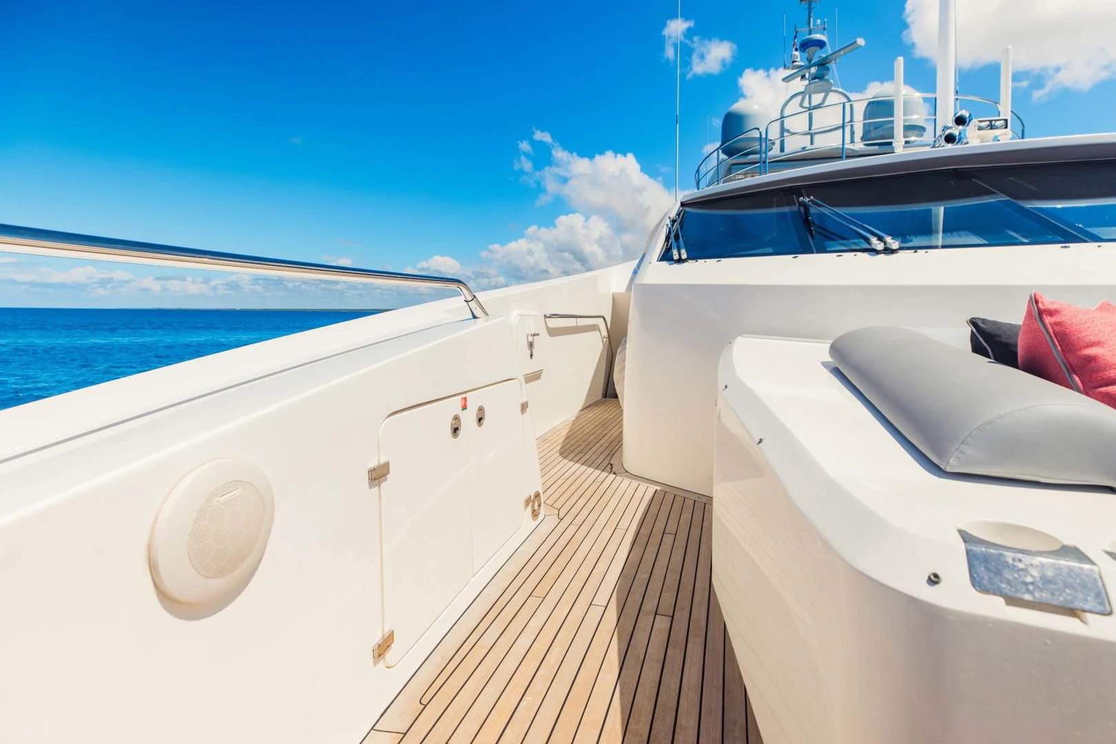 a boat on the water aboard TAYRONA Yacht for Sale