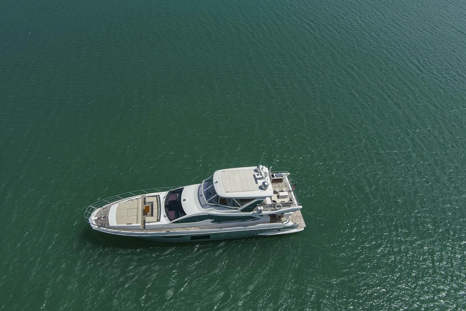 a boat in the water aboard GRATITUDE Yacht for Sale