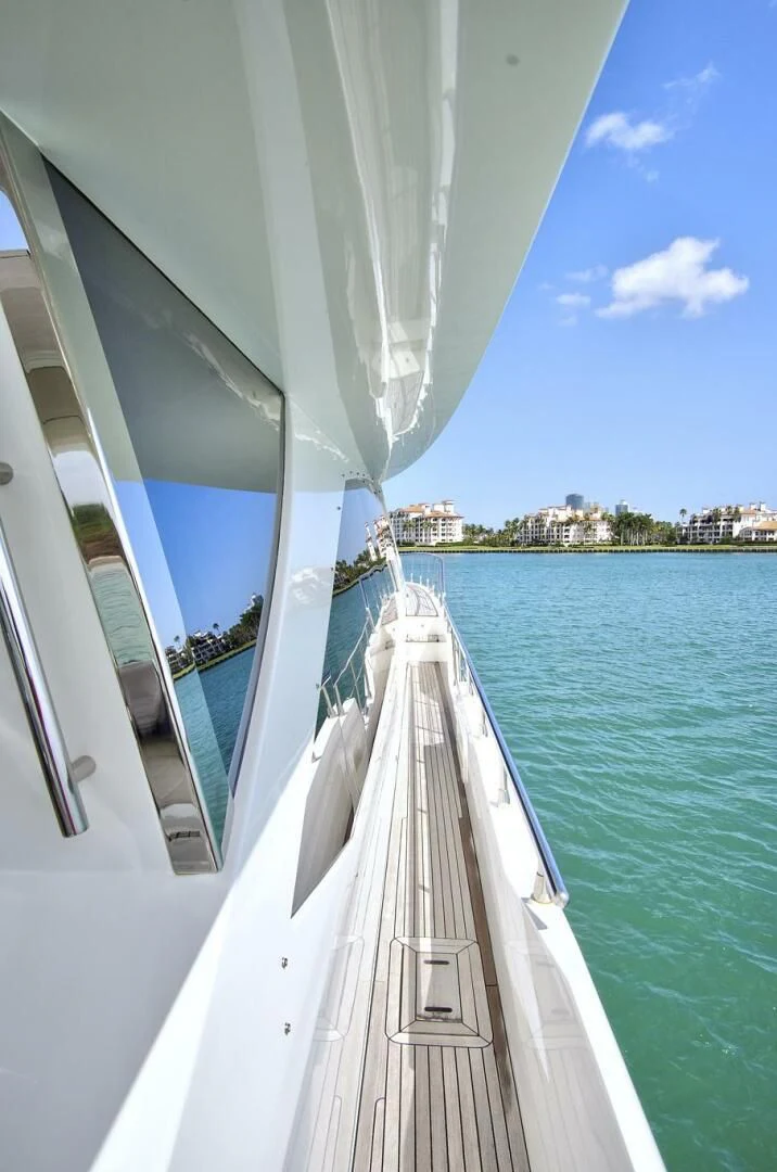 a boat on the water aboard GRATITUDE Yacht for Sale