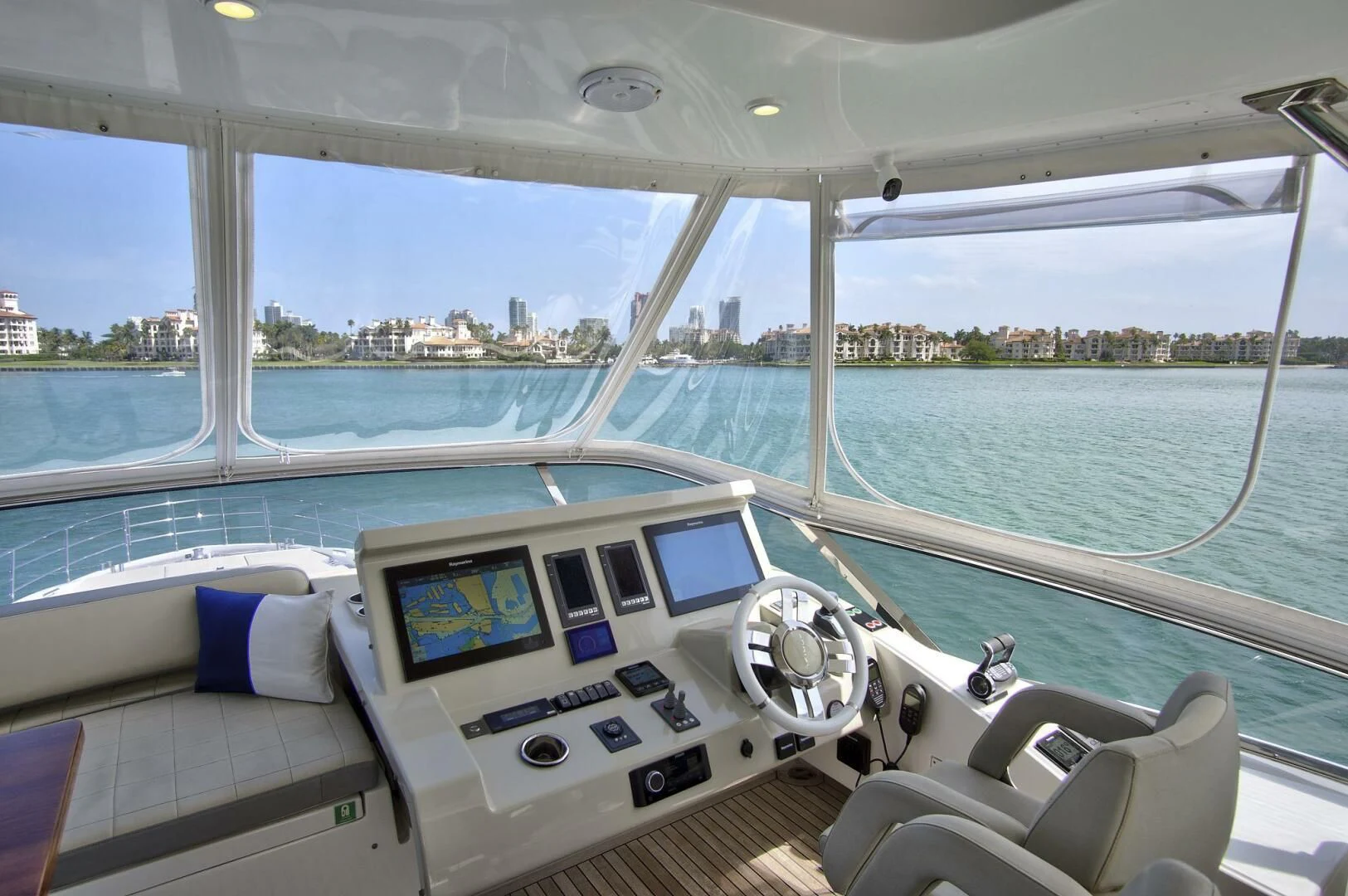 the inside of a boat aboard GRATITUDE Yacht for Sale