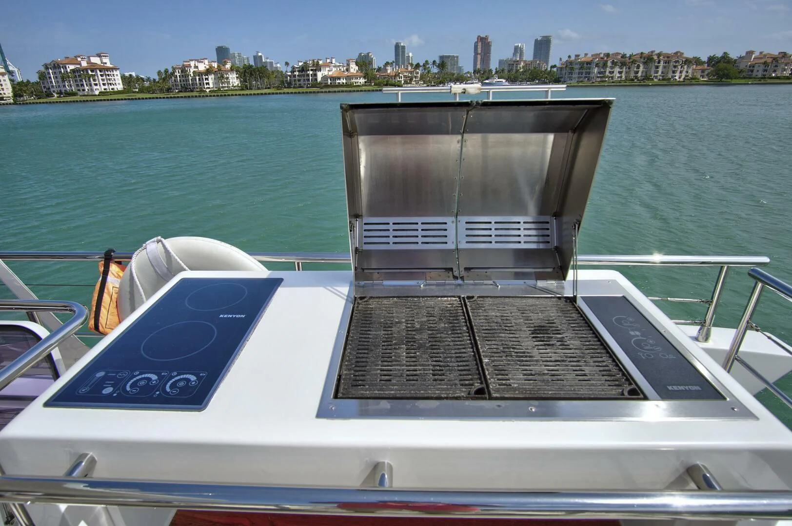 a boat on the water aboard GRATITUDE Yacht for Sale