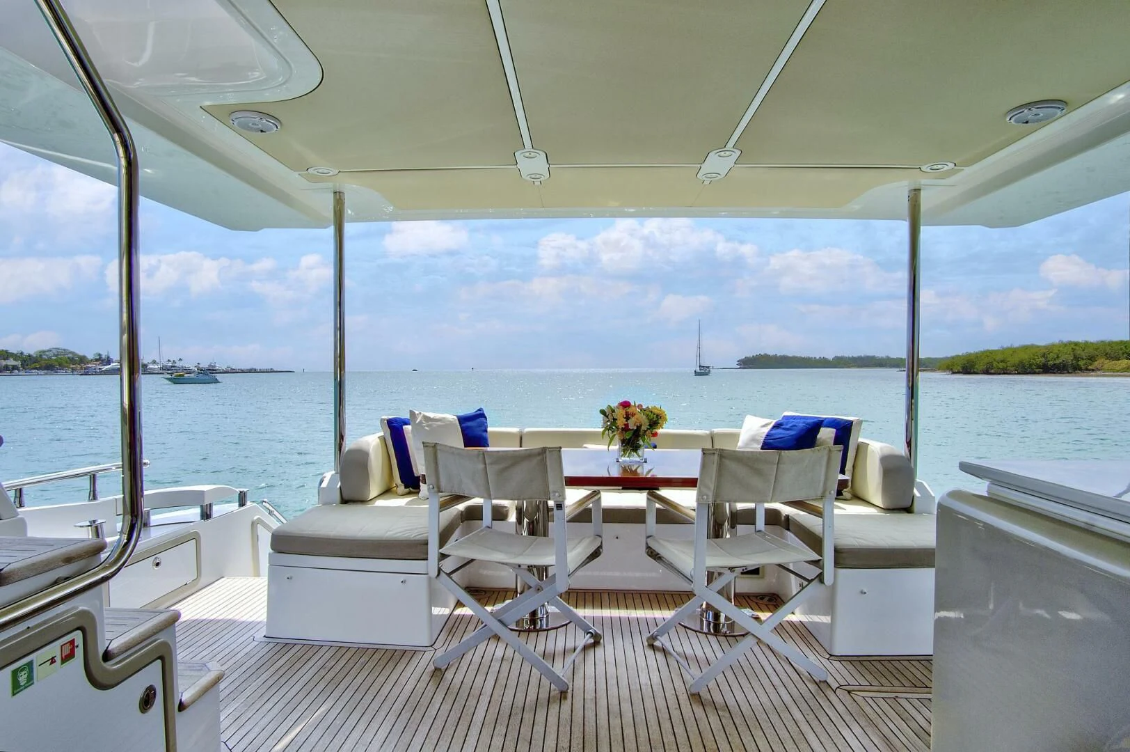 a boat on the water aboard GRATITUDE Yacht for Sale