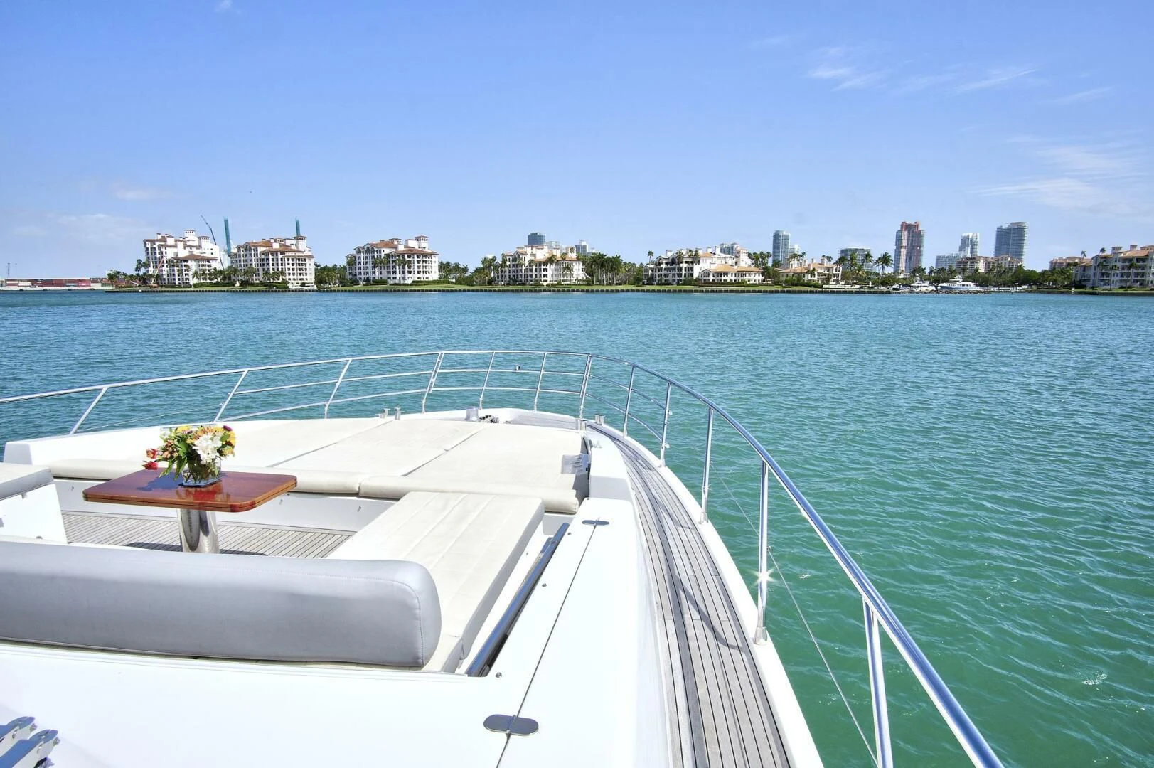 a boat on the water aboard GRATITUDE Yacht for Sale