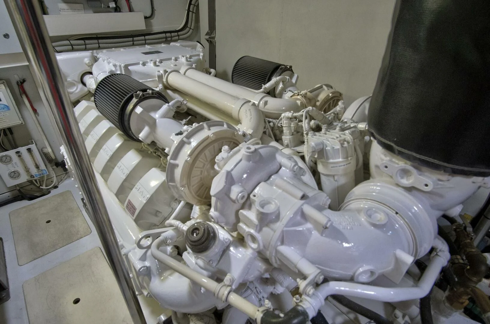 a close-up of a machine aboard GRATITUDE Yacht for Sale