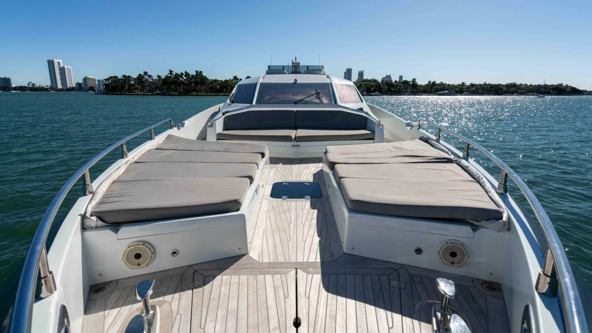 a boat on the water aboard ADONIS Yacht for Sale