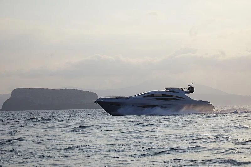 a boat in the water aboard ADONIS Yacht for Sale