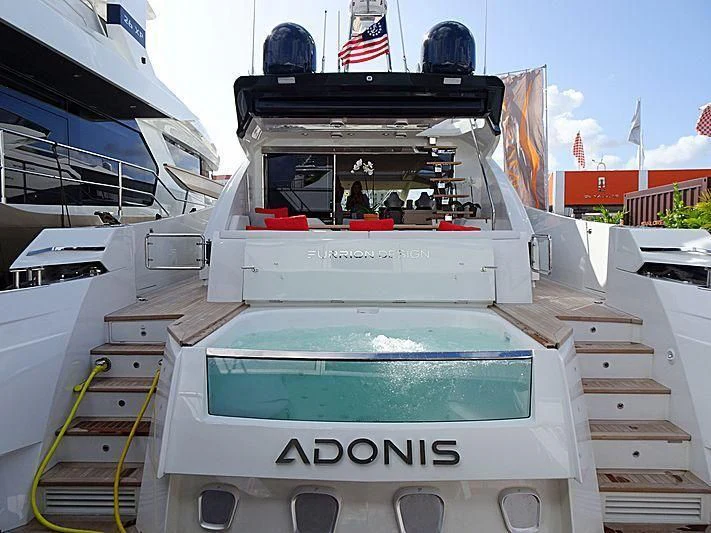 diagram aboard ADONIS Yacht for Sale