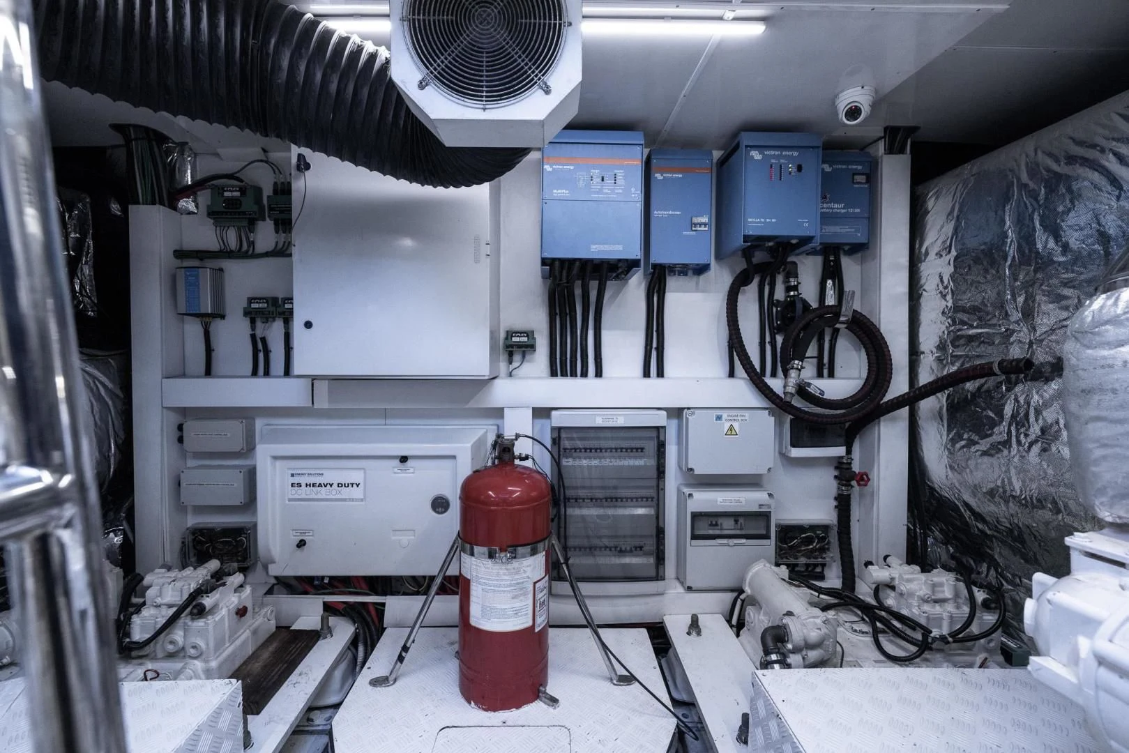 a room with machinery and equipment aboard ADONIS Yacht for Sale