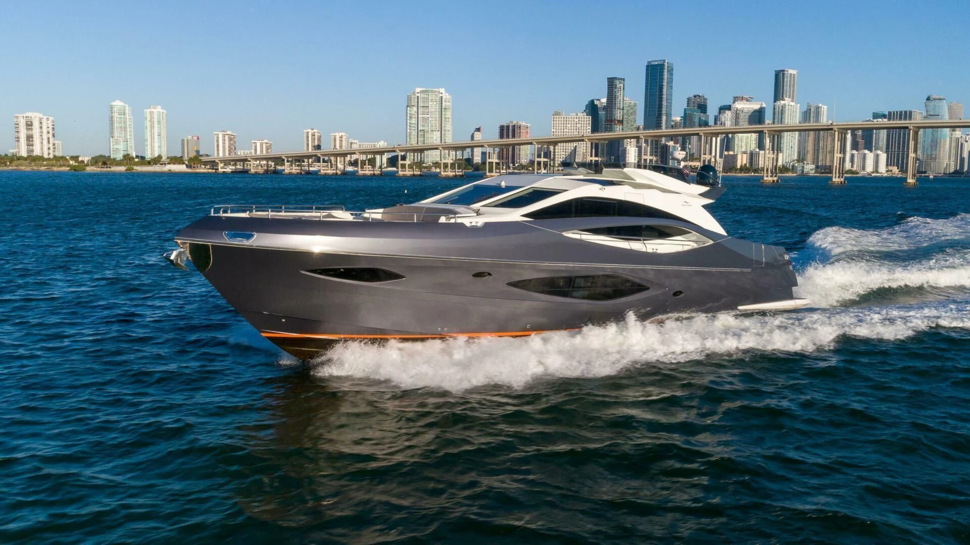 a boat on the water aboard ADONIS Yacht for Sale