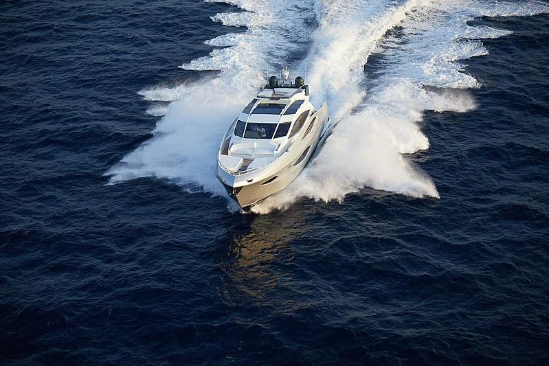 a boat on the water aboard ADONIS Yacht for Sale