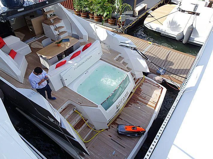 diagram aboard ADONIS Yacht for Sale