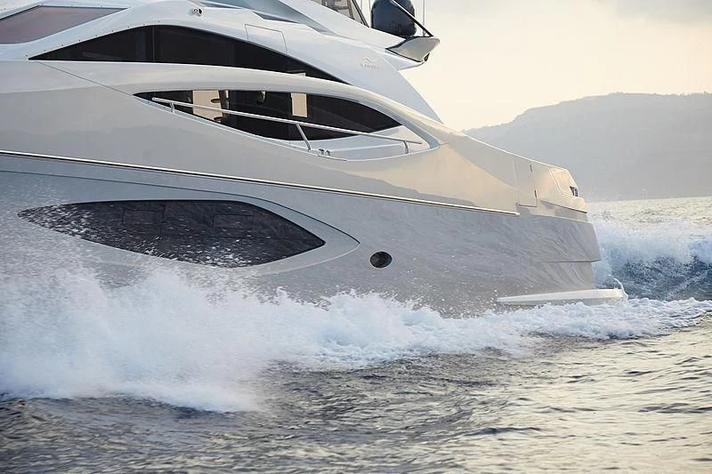 a boat in the water aboard ADONIS Yacht for Sale