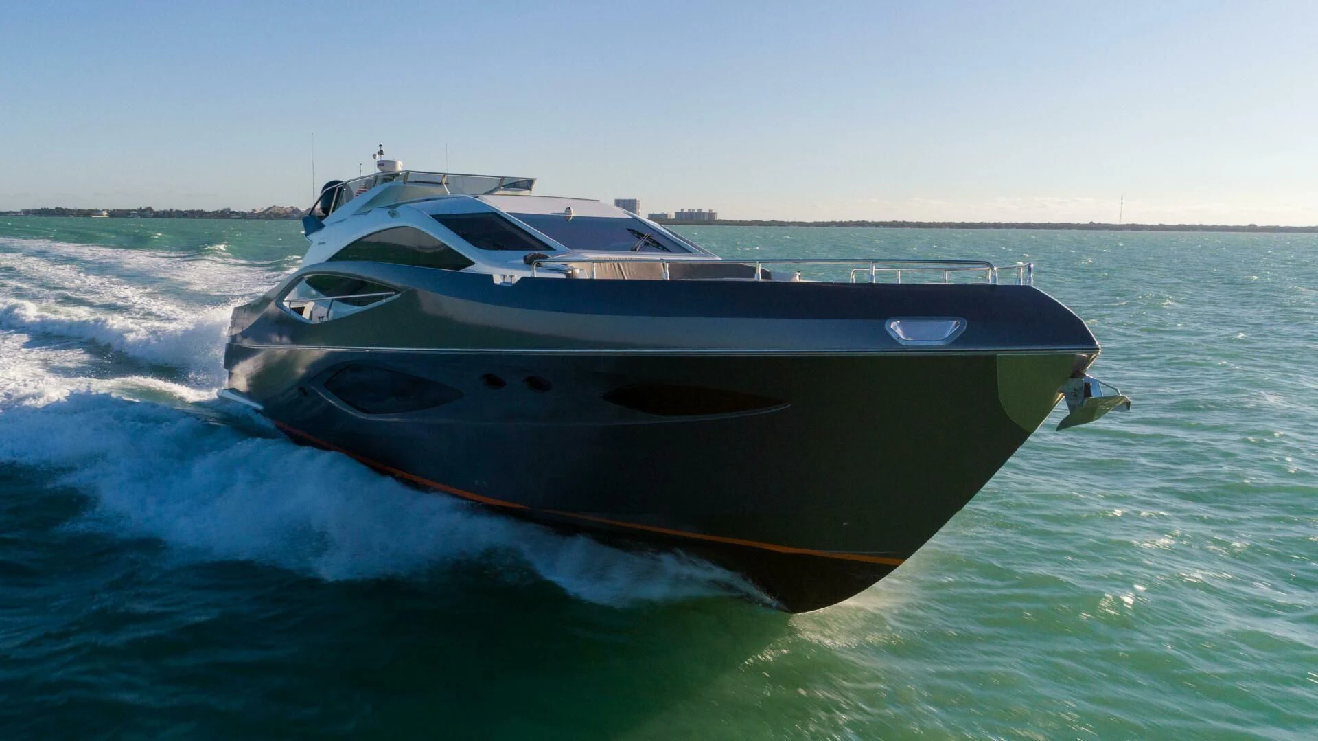 a boat on the water aboard ADONIS Yacht for Sale