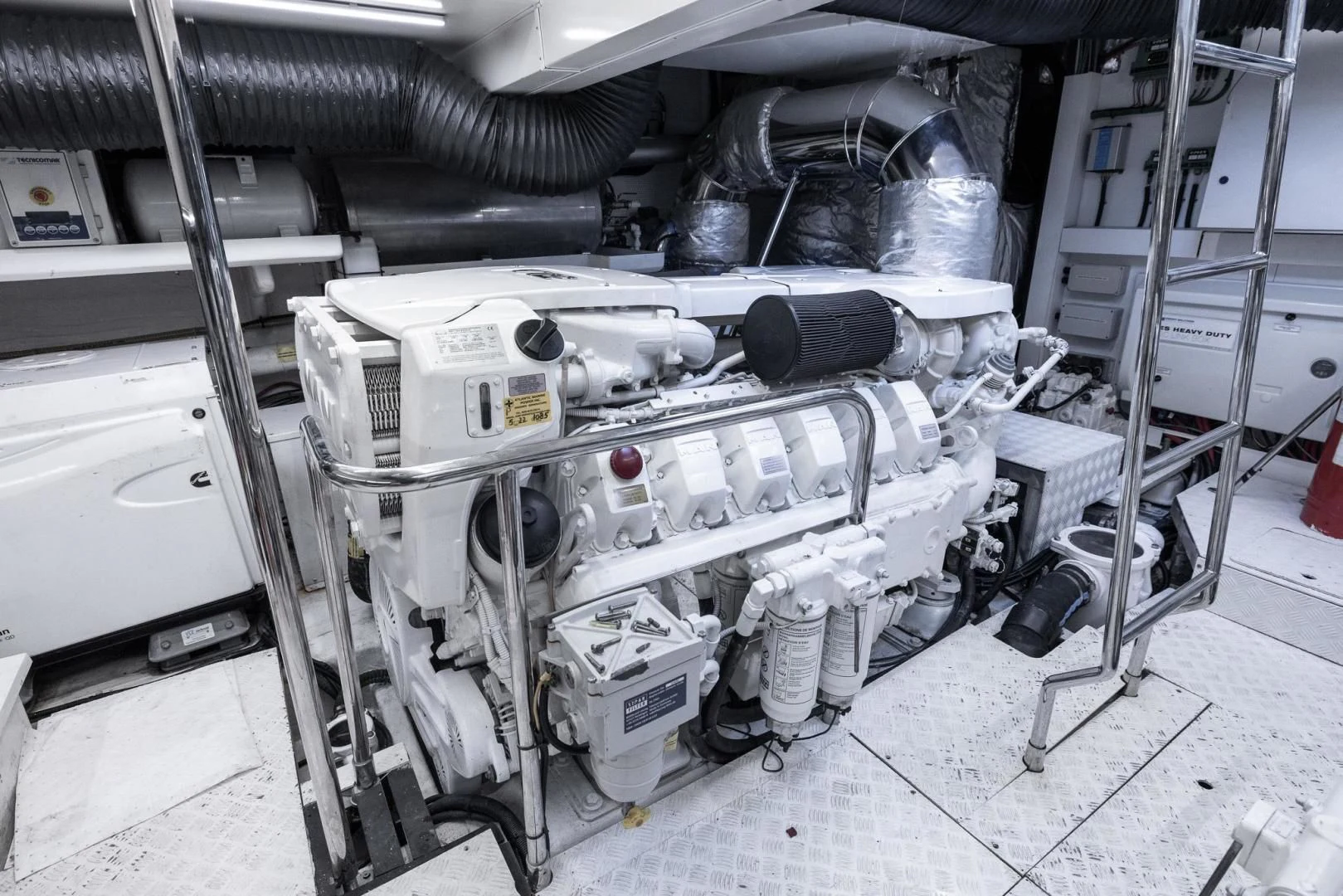 a machine with many wires aboard ADONIS Yacht for Sale