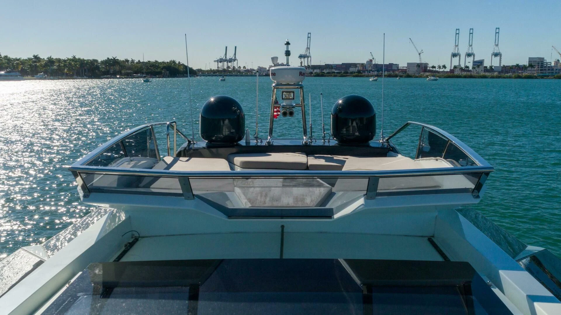 a boat on the water aboard ADONIS Yacht for Sale