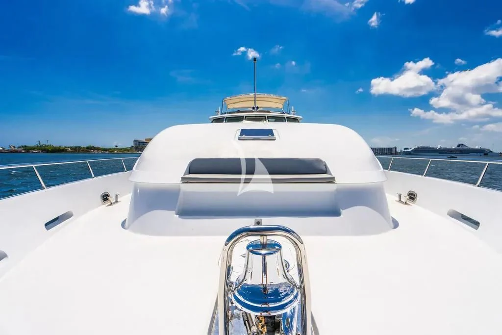 a boat on a snowy beach aboard CARPE DIEM Yacht for Charter