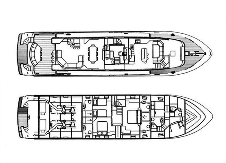diagram aboard CARPE DIEM Yacht for Charter