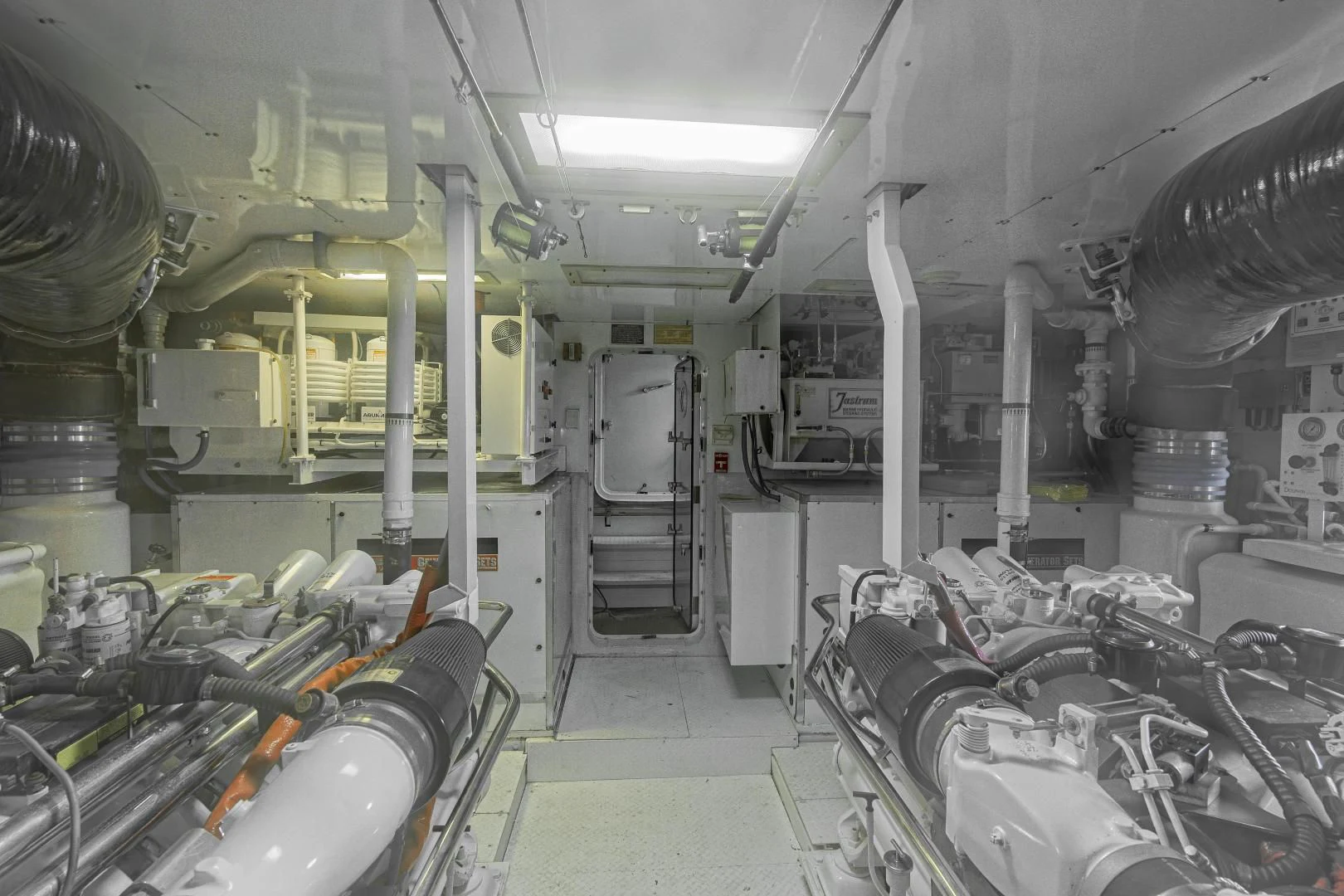 a room with machinery aboard CARPE DIEM Yacht for Charter