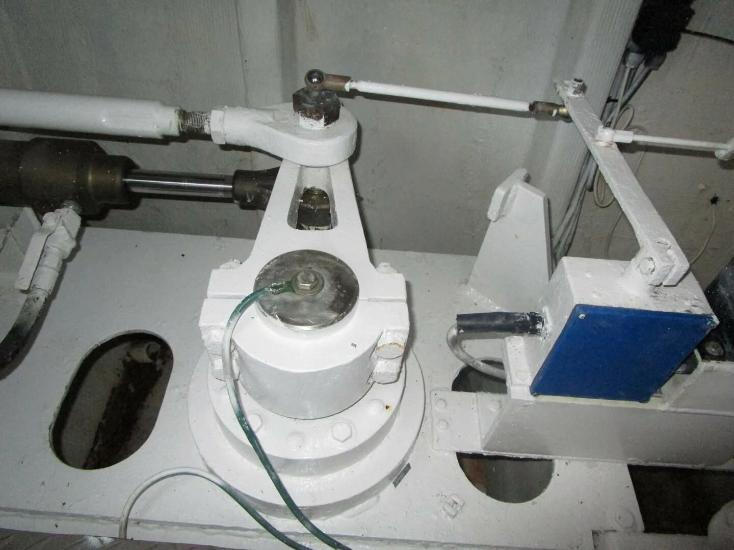 a white machine with a black handle aboard CARPE DIEM Yacht for Charter