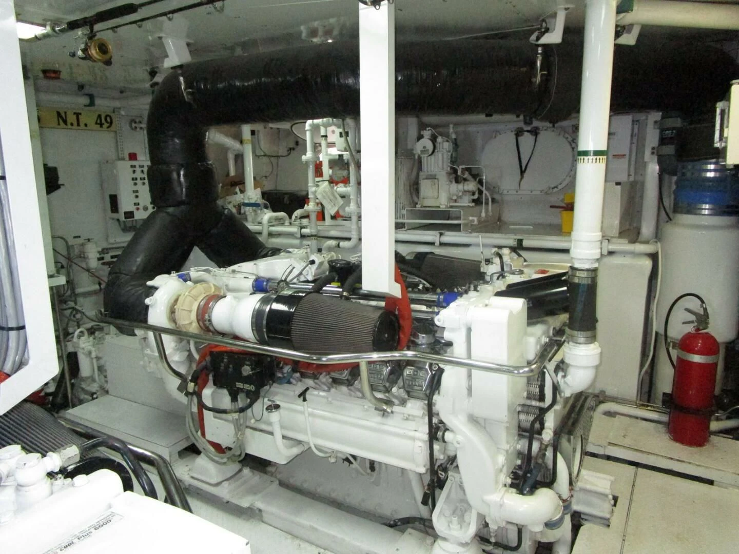 a machine with a machine aboard CARPE DIEM Yacht for Charter