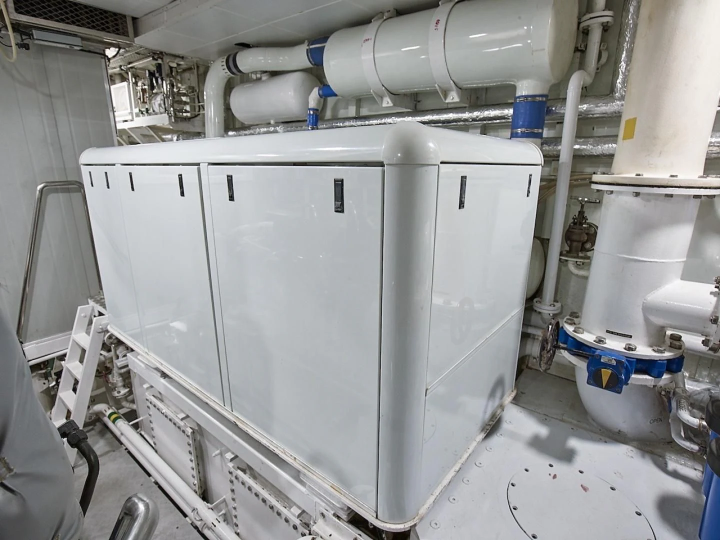 a large white machine aboard ALAIA Yacht for Sale