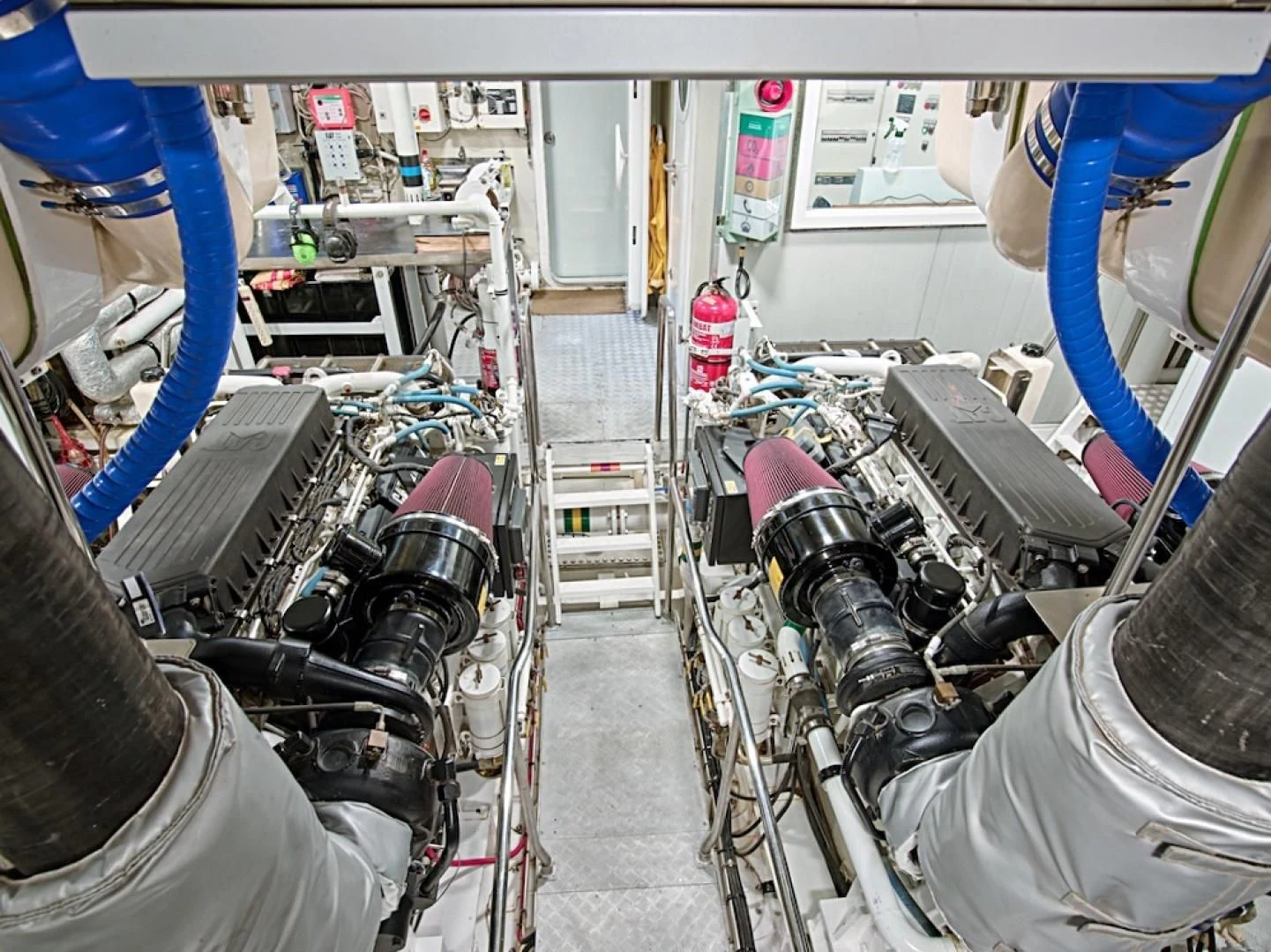 a room with machinery aboard ALAIA Yacht for Sale