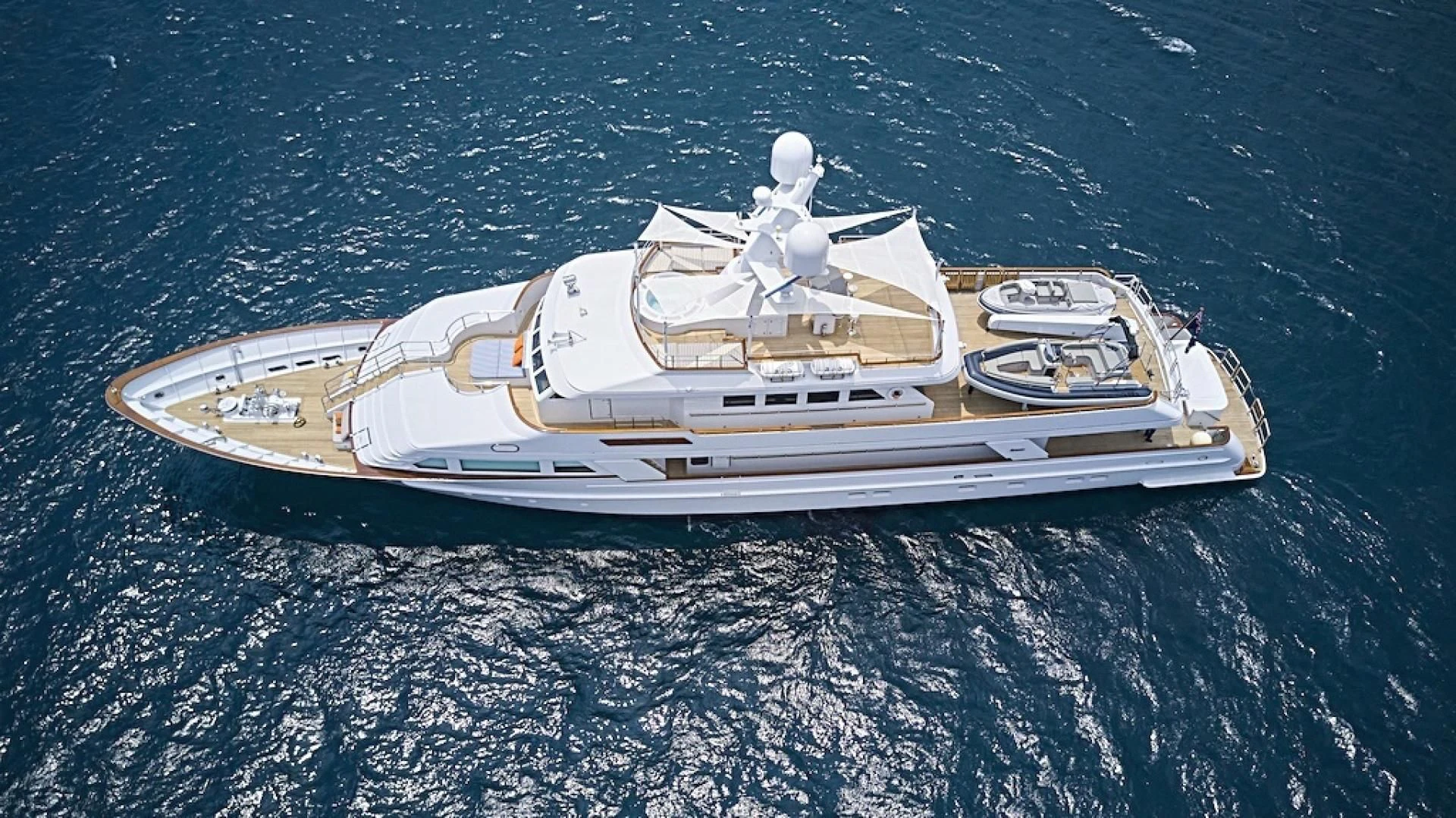 a space ship on a surface aboard ALAIA Yacht for Sale