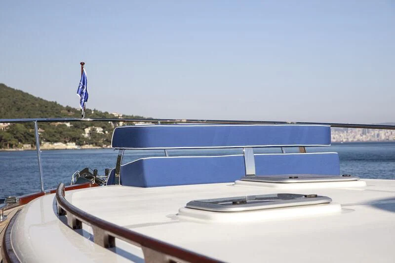 a boat on the water aboard ALECTO Yacht for Sale