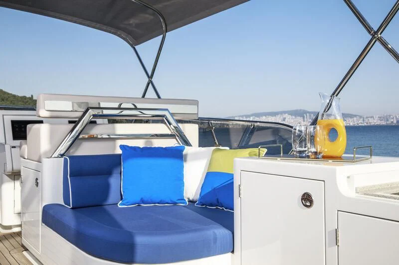 a boat on the water aboard ALECTO Yacht for Sale