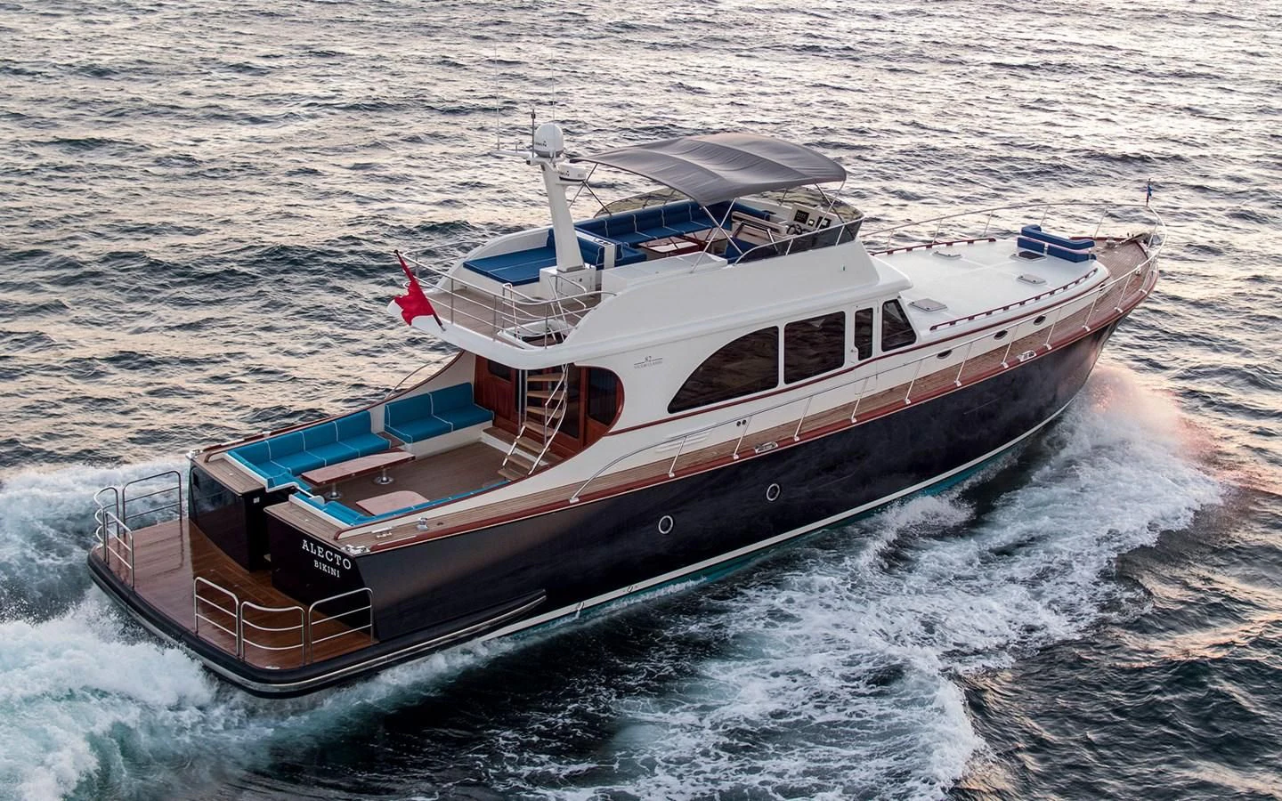 a boat on the water aboard ALECTO Yacht for Sale