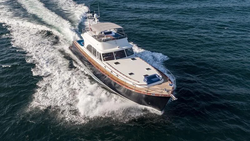 a boat on the water aboard ALECTO Yacht for Sale