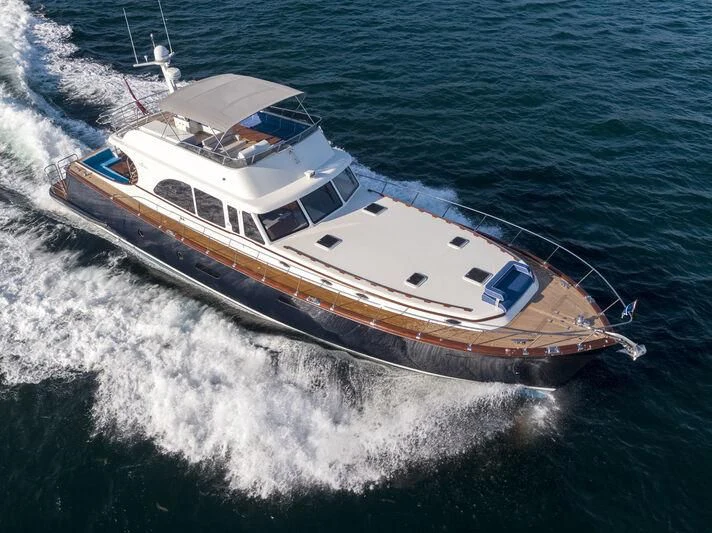 a boat on the water aboard ALECTO Yacht for Sale