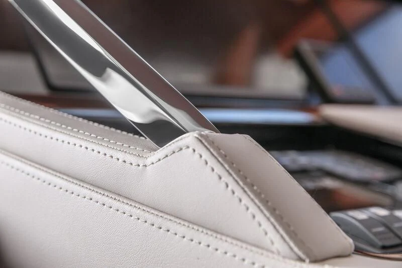 a close-up of a book aboard ALECTO Yacht for Sale