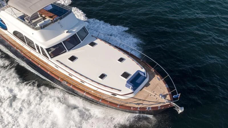 a ship on the water aboard ALECTO Yacht for Sale