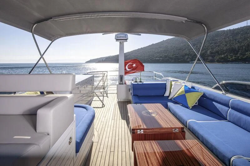 a boat on the water aboard ALECTO Yacht for Sale