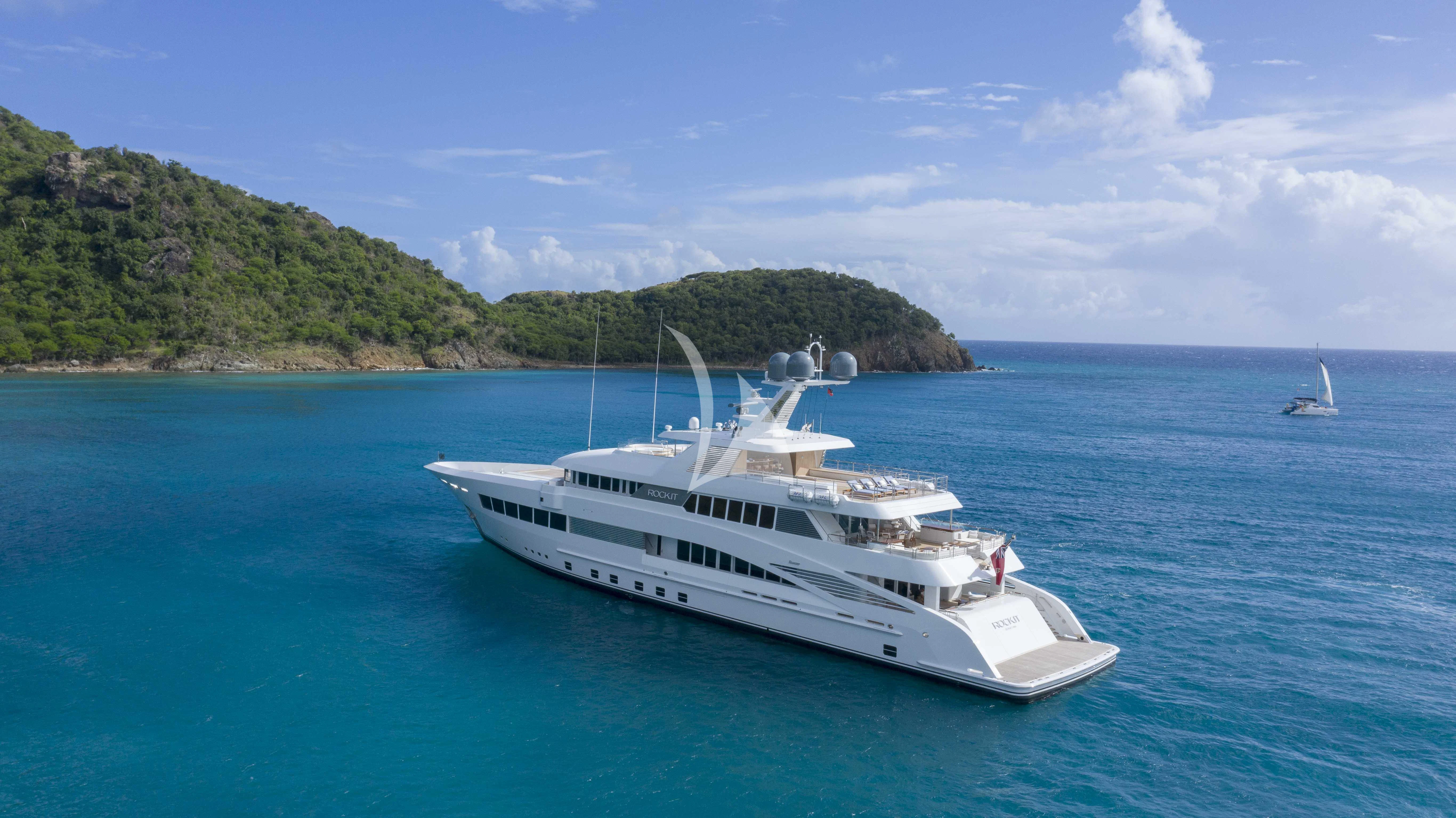 a boat on the water aboard ROCK.IT Yacht for Charter