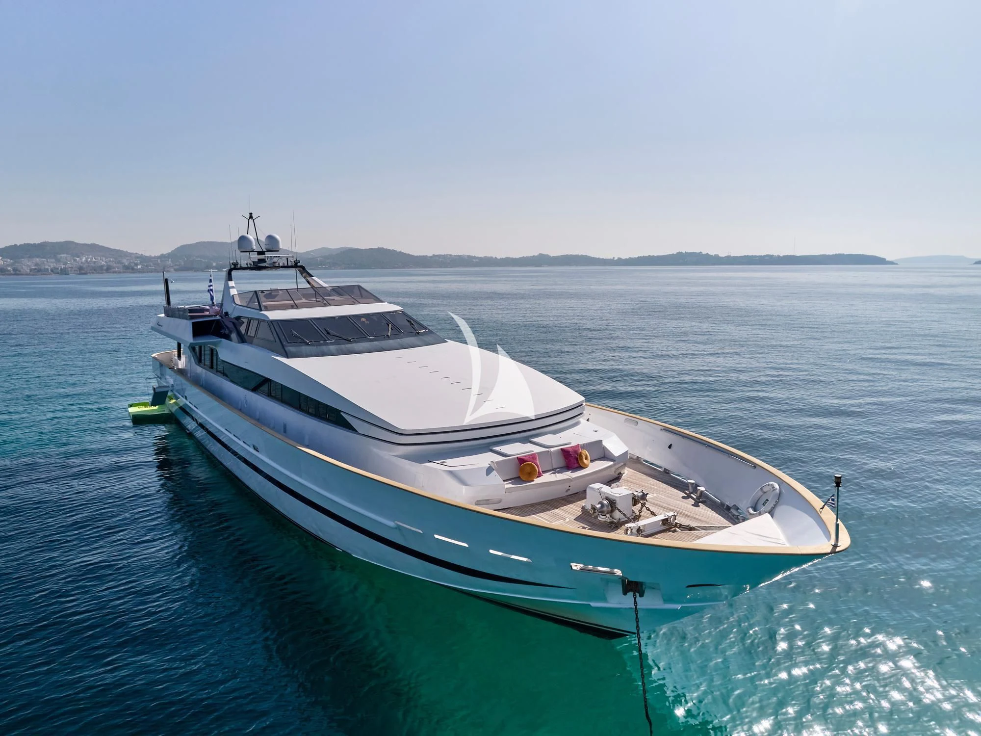 a boat on the water aboard LADY RINA Yacht for Sale