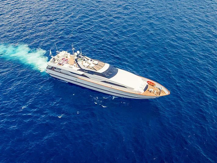 a boat in the water aboard LADY RINA Yacht for Sale