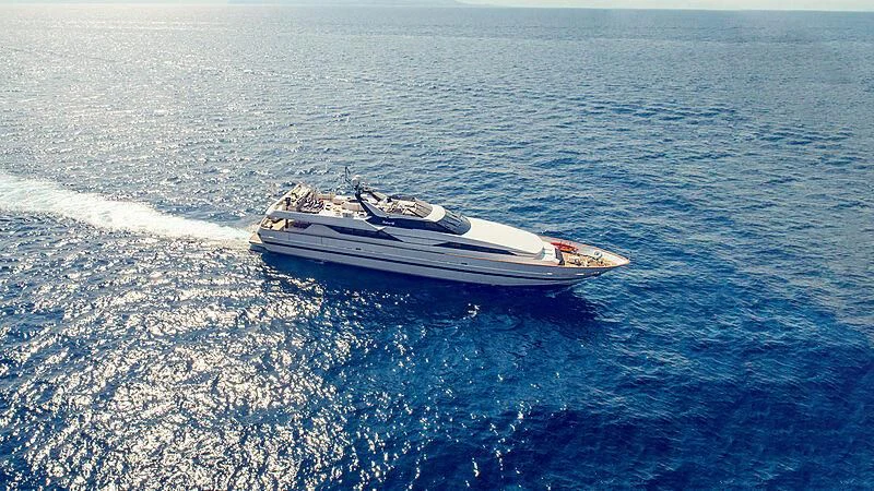 a boat in the water aboard LADY RINA Yacht for Sale