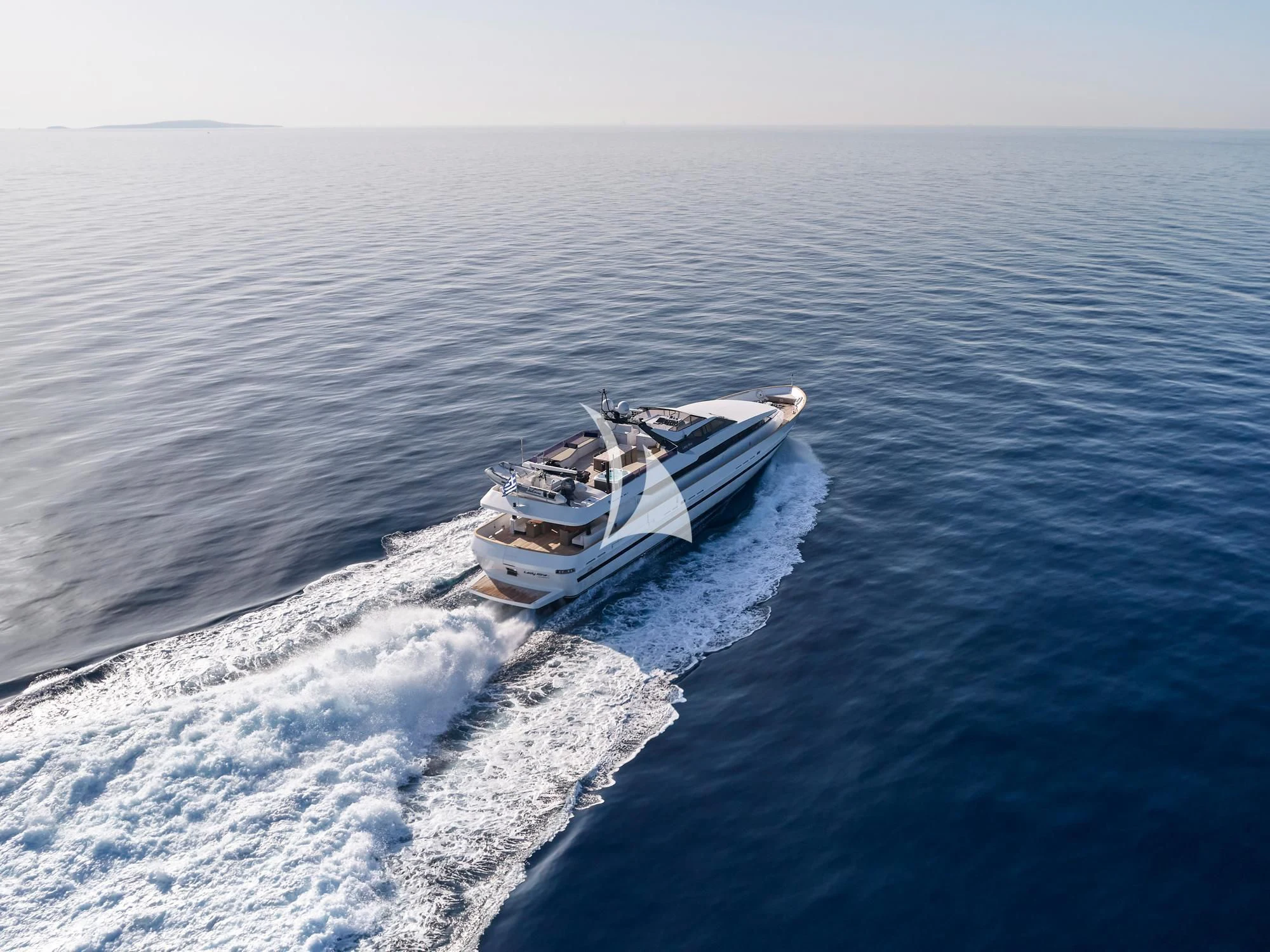a boat on the water aboard LADY RINA Yacht for Sale