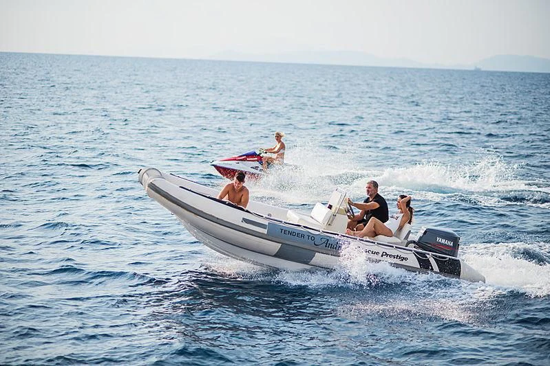 a group of people on a boat aboard LADY RINA Yacht for Sale
