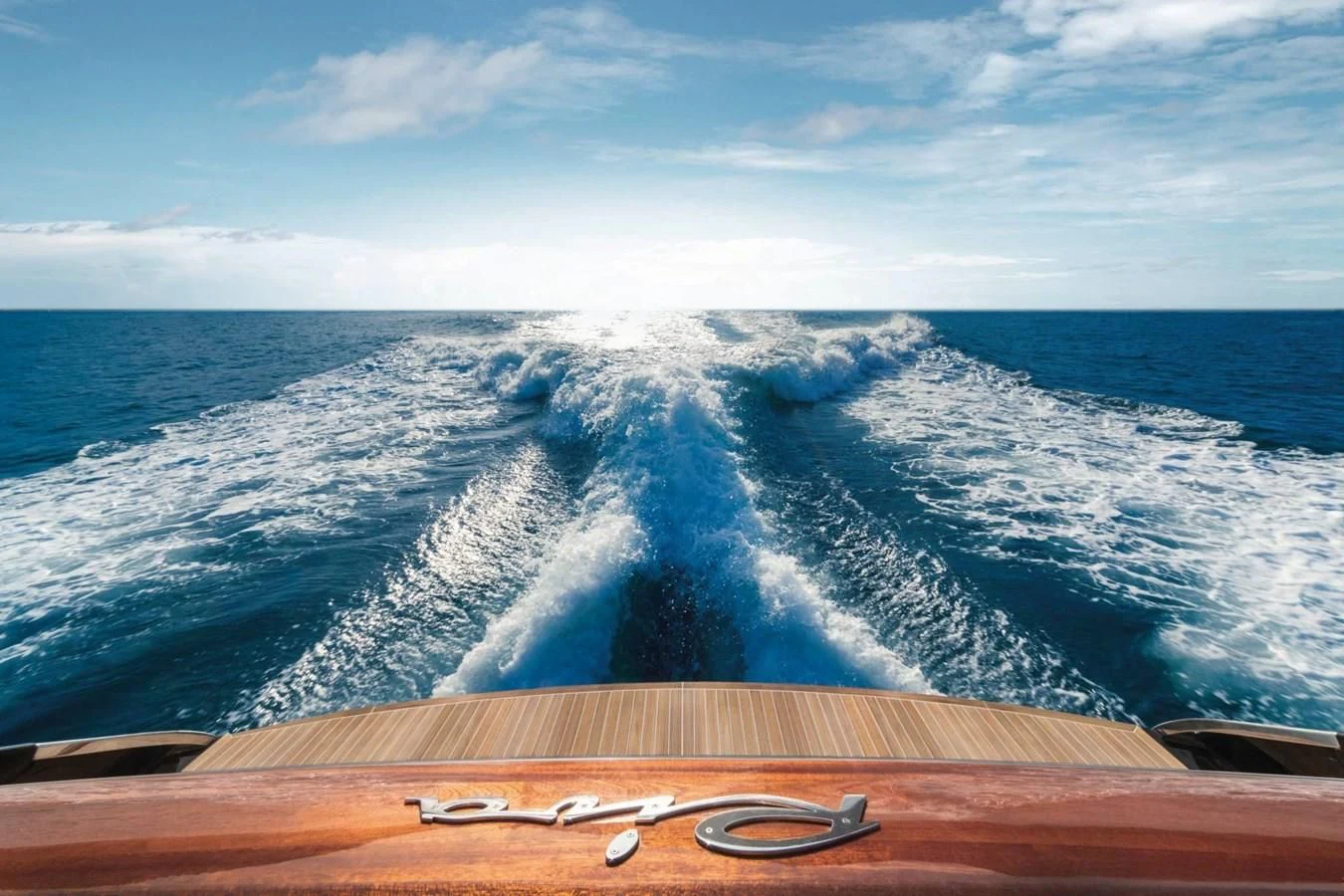 a boat on the water aboard 66' RIBELLE Yacht for Sale